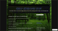 Desktop Screenshot of cheapenvelopes.wordpress.com