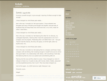 Tablet Screenshot of kobofo.wordpress.com