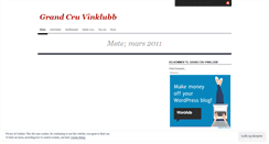 Desktop Screenshot of grandcruvinklubb.wordpress.com