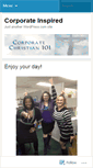 Mobile Screenshot of corporateinspired.wordpress.com
