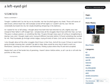 Tablet Screenshot of lefteyedgirl.wordpress.com
