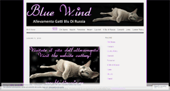 Desktop Screenshot of bluewindcattery.wordpress.com