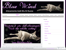 Tablet Screenshot of bluewindcattery.wordpress.com