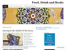 Tablet Screenshot of fooddrinkandbooks.wordpress.com