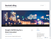 Tablet Screenshot of darshaks.wordpress.com