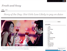 Tablet Screenshot of freshandsexy.wordpress.com