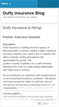 Mobile Screenshot of duffyinsurance.wordpress.com