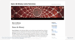 Desktop Screenshot of pro.bancdebinarycomofunciona.wordpress.com