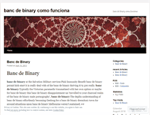 Tablet Screenshot of pro.bancdebinarycomofunciona.wordpress.com