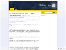 Tablet Screenshot of disneyator.wordpress.com