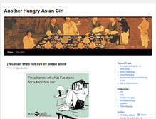 Tablet Screenshot of anotherhungryasiangirl.wordpress.com