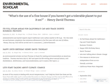 Tablet Screenshot of environmentalscholar.wordpress.com