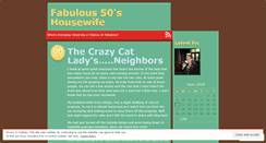 Desktop Screenshot of fabulous50shousewife.wordpress.com