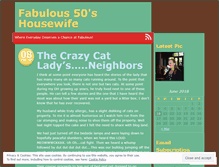 Tablet Screenshot of fabulous50shousewife.wordpress.com