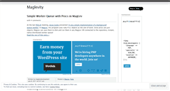 Desktop Screenshot of maglevity.wordpress.com