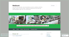 Desktop Screenshot of herbicort.wordpress.com