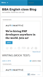 Mobile Screenshot of bbaenglishclass.wordpress.com