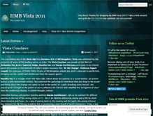 Tablet Screenshot of iimbvista11.wordpress.com