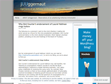 Tablet Screenshot of juuggernaut.wordpress.com