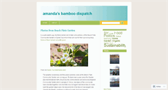 Desktop Screenshot of amandamaria.wordpress.com