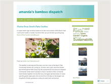 Tablet Screenshot of amandamaria.wordpress.com