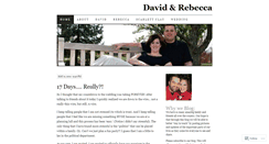 Desktop Screenshot of davidandrebeccaeldridge.wordpress.com
