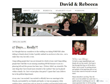 Tablet Screenshot of davidandrebeccaeldridge.wordpress.com