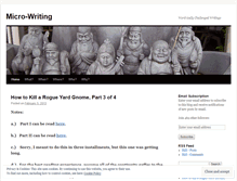 Tablet Screenshot of microwriting.wordpress.com