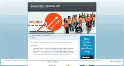 Desktop Screenshot of insumocritico.wordpress.com