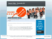 Tablet Screenshot of insumocritico.wordpress.com