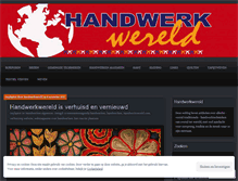 Tablet Screenshot of handwerkwereld.wordpress.com