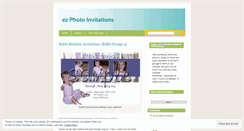 Desktop Screenshot of ezphotoinvitations.wordpress.com