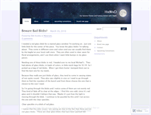 Tablet Screenshot of hxwxd.wordpress.com