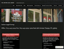 Tablet Screenshot of antonlegalgroup.wordpress.com