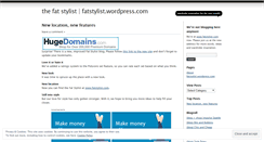Desktop Screenshot of fatstylist.wordpress.com