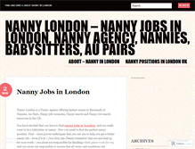 Tablet Screenshot of nannylondon.wordpress.com