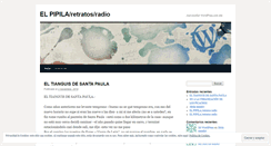 Desktop Screenshot of elpipilaretratosradio.wordpress.com