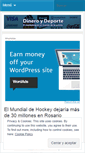 Mobile Screenshot of dineroydeporte.wordpress.com