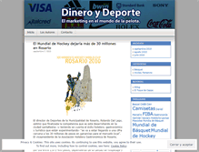 Tablet Screenshot of dineroydeporte.wordpress.com