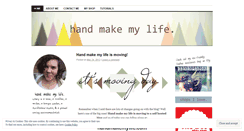 Desktop Screenshot of handmakemylife.wordpress.com
