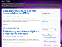 Tablet Screenshot of kruxapps.wordpress.com