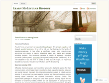 Tablet Screenshot of bioamin.wordpress.com