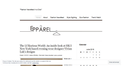 Desktop Screenshot of epparel.wordpress.com