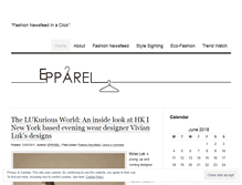 Tablet Screenshot of epparel.wordpress.com