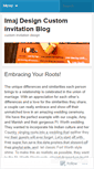 Mobile Screenshot of imajdesign.wordpress.com