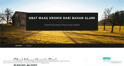 Desktop Screenshot of obatmaagkronisdaribahanalami.wordpress.com