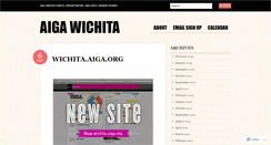 Desktop Screenshot of aigawichita.wordpress.com