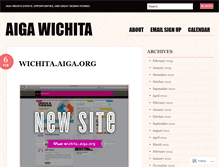 Tablet Screenshot of aigawichita.wordpress.com