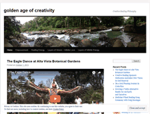 Tablet Screenshot of goldenageofcreativity.wordpress.com