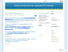 Tablet Screenshot of ictindustryreports.wordpress.com